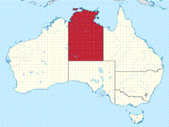 Map of Northern Territory